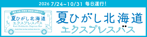 ひがし北海道 乗り放題パス 冬 バナー 日本語サイト サイズ(234×60)