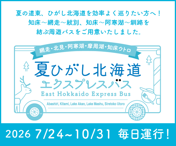 ひがし北海道 乗り放題パス 冬 バナー 日本語サイト サイズ(300×250)