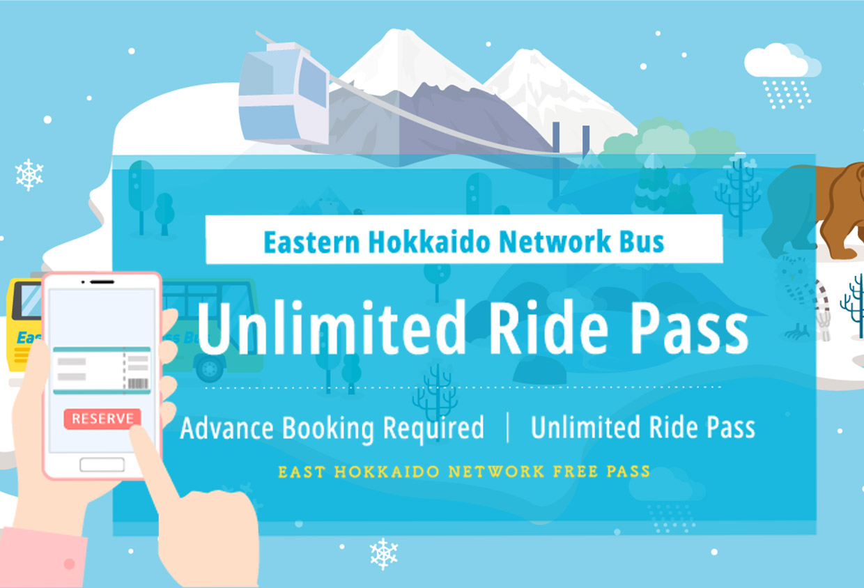 Easti Hokkaido Network Bus Unlimited Ride Pass!