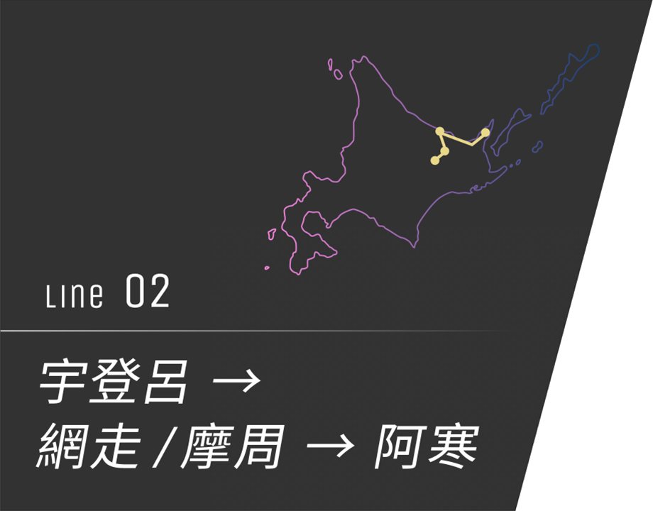 No.2 宇登呂→網走・摩周→阿寒