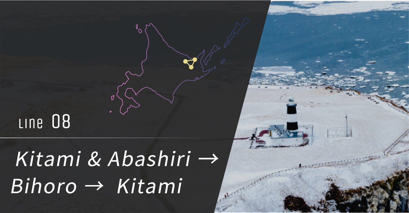 No.8 Kitami → Abashiri → Bihoro → Kitami