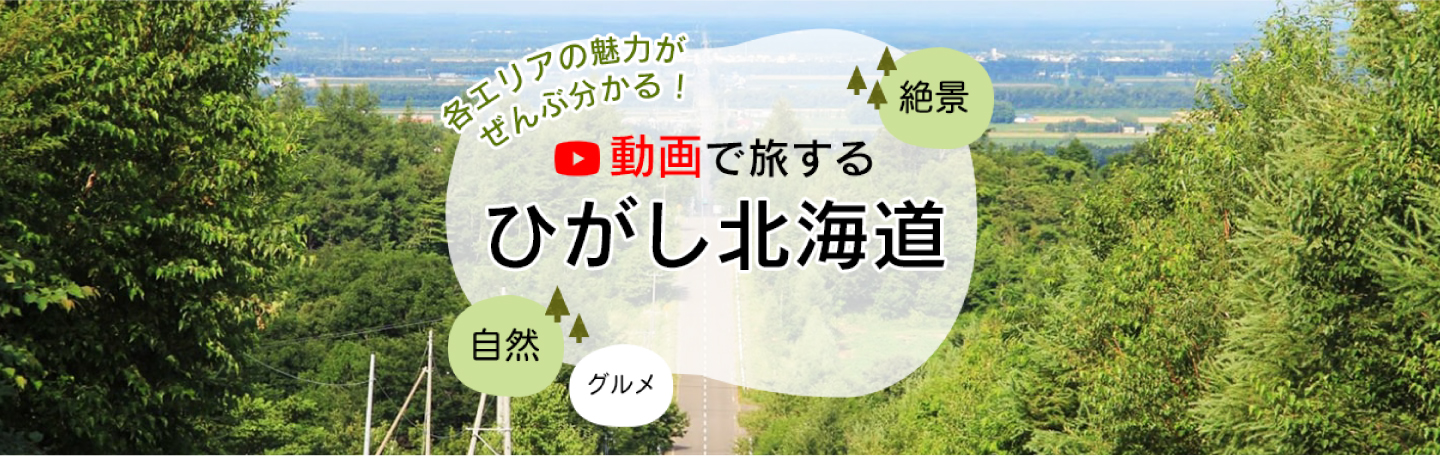 ひがし北海道各地の魅力を紹介する動画と、体験・アクティビティ等をご紹介