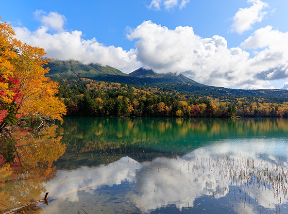 オンネトー　ー　神秘的な色が美しい道内3大秘湖のひとつ
